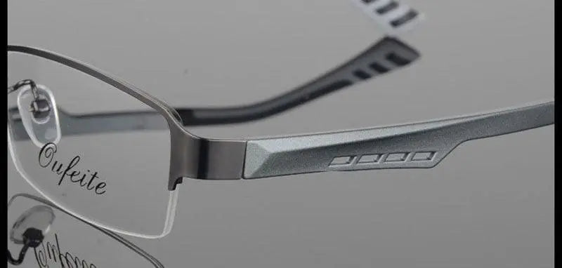 Women's Semi-Rimless Alloy Prescription Glasses 2387 — view 9 | Rx Spectacle