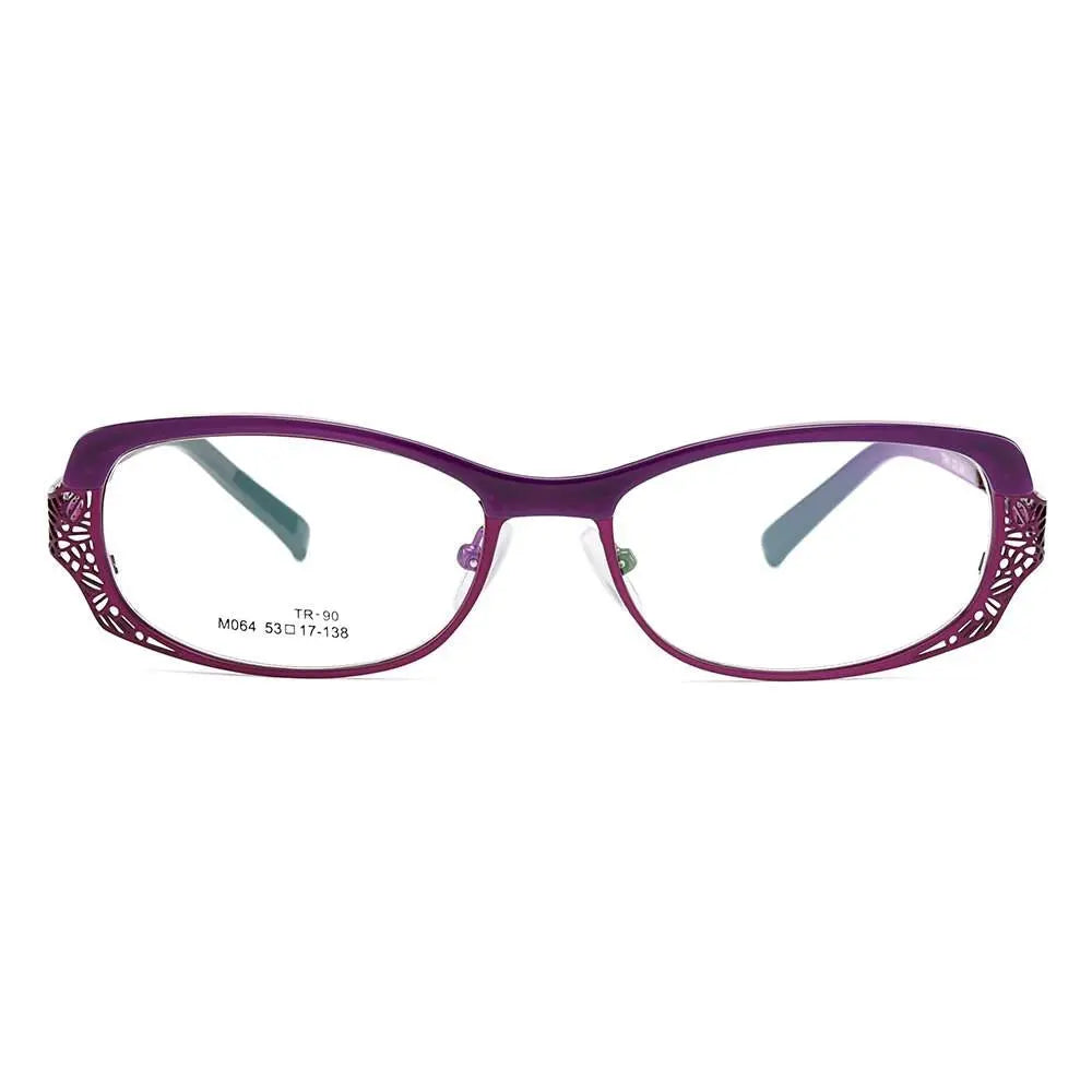 Women's Oval Full Rim TR90 Prescription Glasses M064 — view 4 | Rx Spectacle