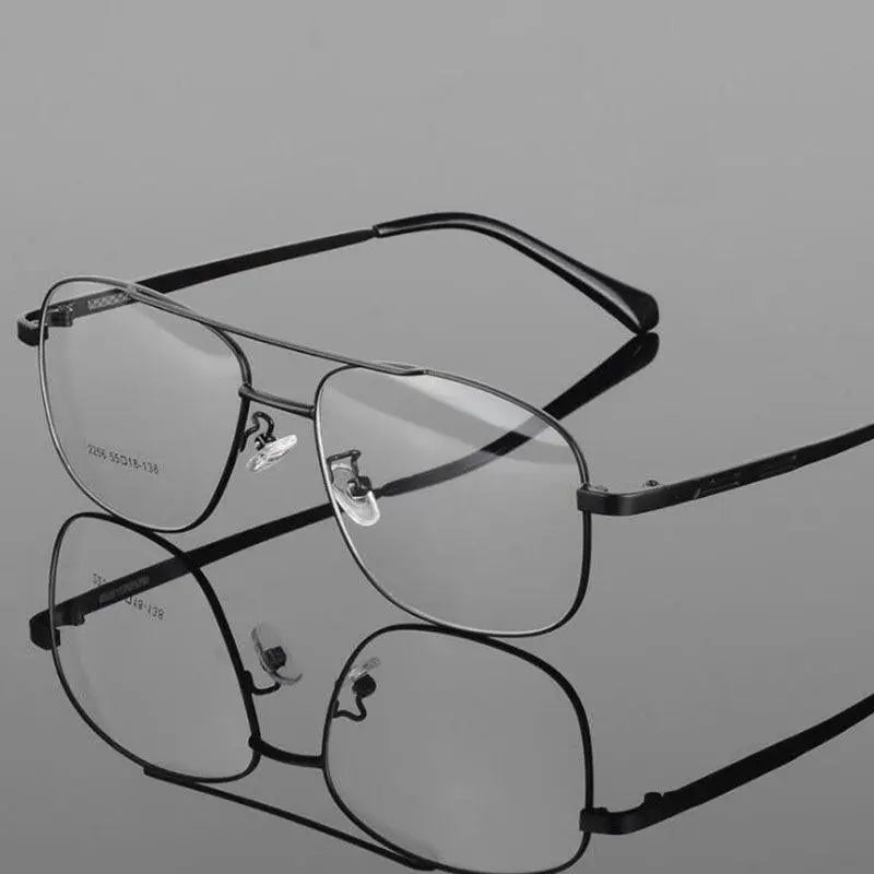 Unisex Round Full Rim Alloy Prescription Glasses 2256 — view 11 | Rx Spectacle