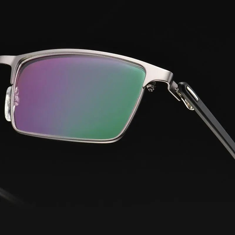 Men's Full Rim Alloy Prescription Glasses P9960 — view 7 | Rx Spectacle