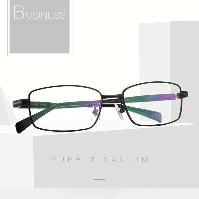 Men's Full Rim Titanium Reading Glasses 81133 — view 1 | Rx Spectacle