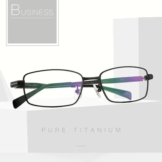 Men's Full Rim Titanium Reading Glasses 81133 — view 1 | Rx Spectacle