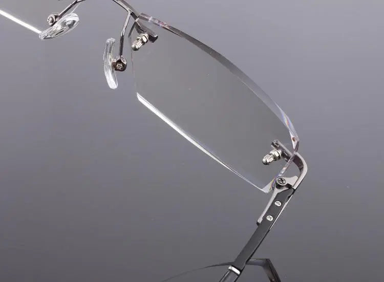 Rimless Titanium Prescription Glasses 58003 — view 9 | Rx Spectacle