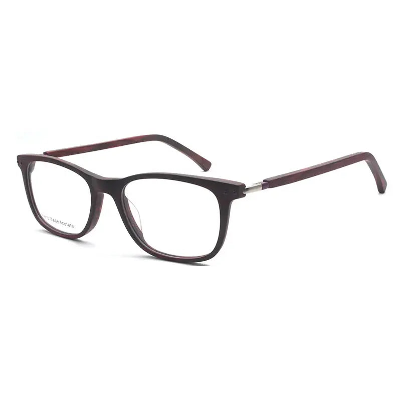 Women's Square Full Rim Acetate Prescription Glasses 92014 — view 4 | Rx Spectacle