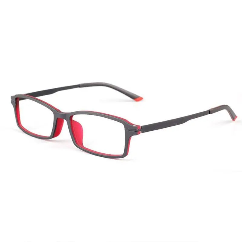 Square Full Rim Titanium Prescription Glasses 7011 — view 6 | Rx Spectacle