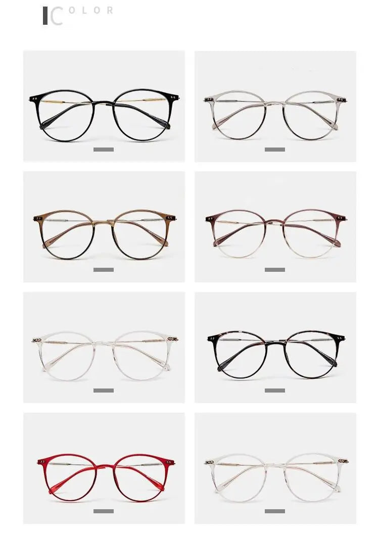 Unisex Round Full Rim Acetate Prescription Glasses — view 17 | Rx Spectacle