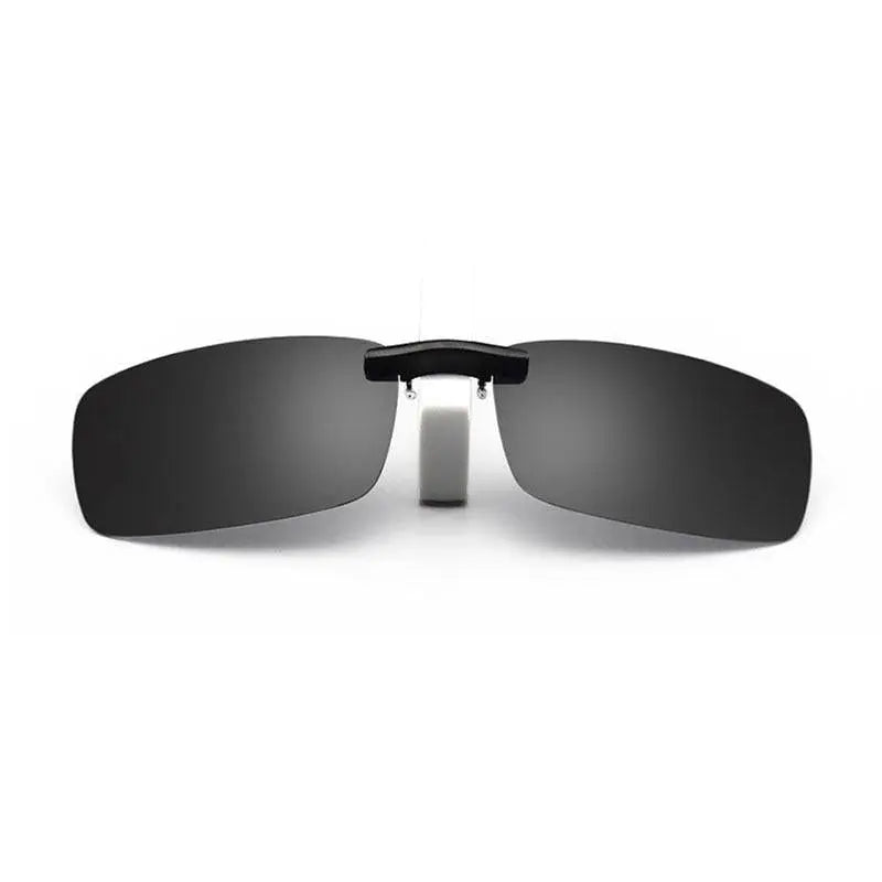 Unisex Square Full Rim Clip-On Prescription Glasses — view 3 | Rx Spectacle