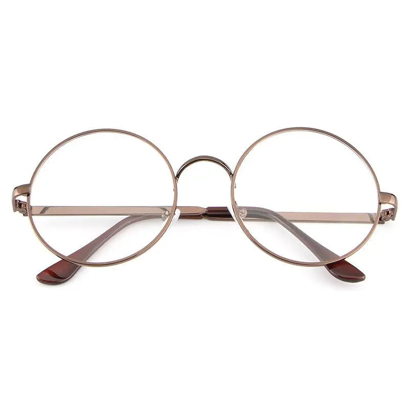 Women's Round Full Rim Alloy Prescription Glasses Lx3048 — view 20 | Rx Spectacle