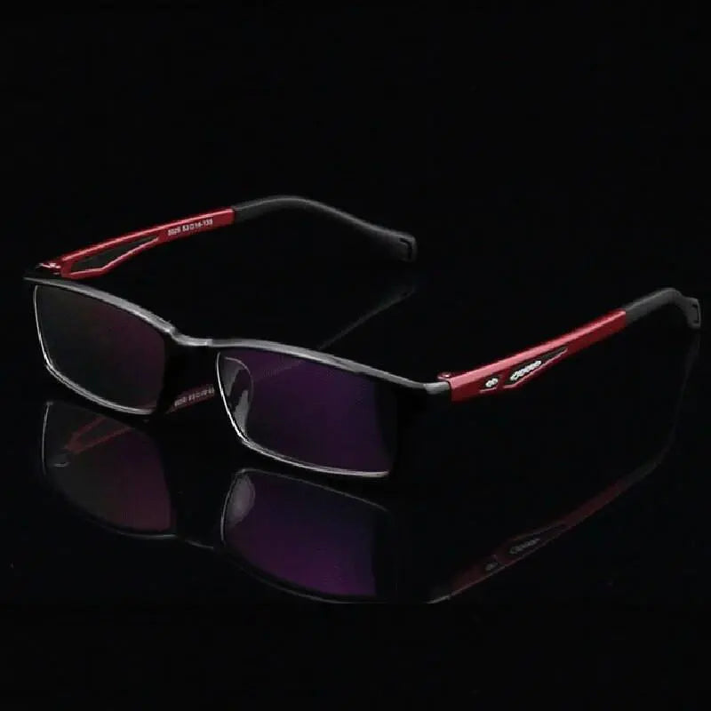 Men's Rectangular Full Rim TR90 Sports Glasses 5025 — view 8 | Rx Spectacle