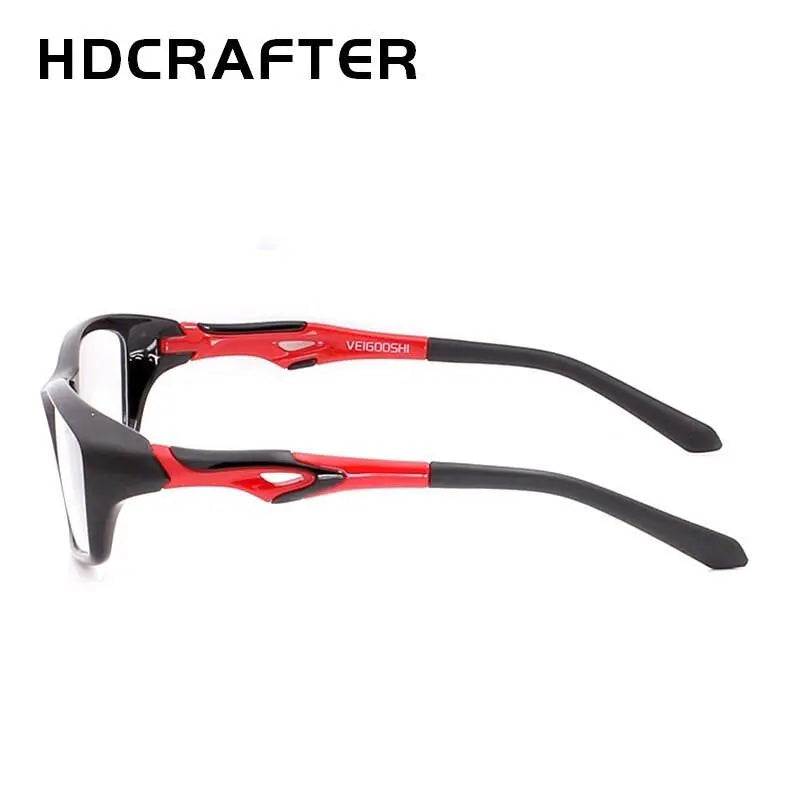 Men's Square Full Rim Titanium Sports Glasses Tr8021 — view 12 | Rx Spectacle