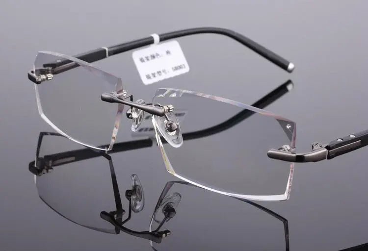 Rimless Titanium Prescription Glasses 58003 — view 16 | Rx Spectacle