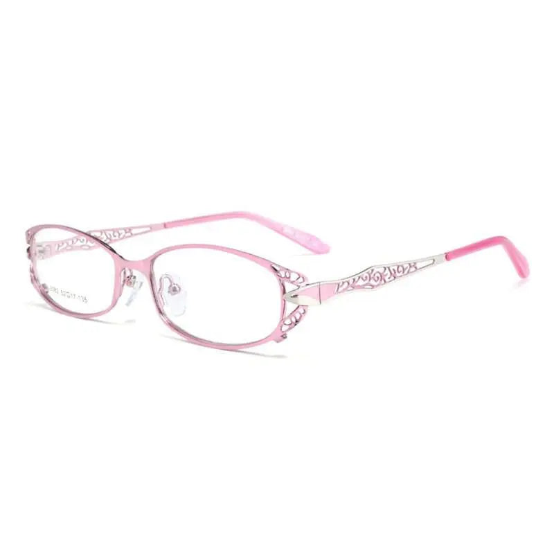 Unisex Rectangular Full Rim Alloy Reading Glasses 8982 — view 9 | Rx Spectacle