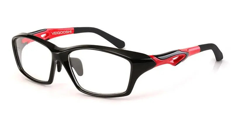 Men's Square Full Rim Titanium Sports Glasses Tr8021 — view 19 | Rx Spectacle