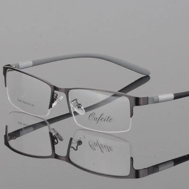 Unisex Semi-Rimless TR90 Prescription Glasses 2242 — view 6 | Rx Spectacle
