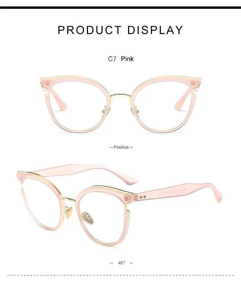 Women's Cat Eye Full Rim Acetate Prescription Glasses 97551 — view 12 | Rx Spectacle