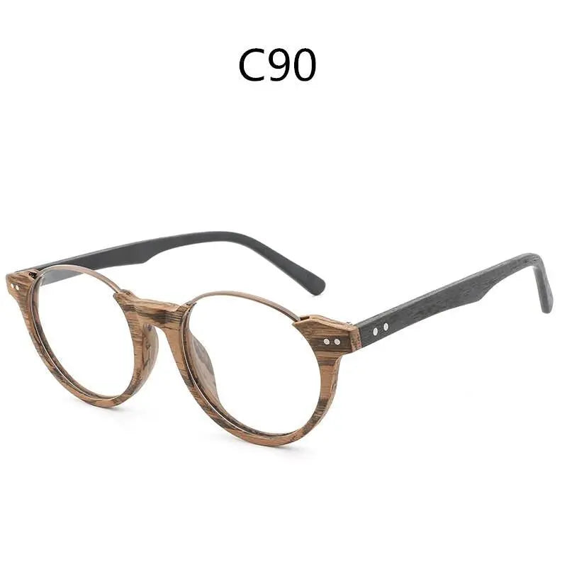 Unisex Square Full Rim Wood Prescription Glasses Ft5359 — view 2 | Rx Spectacle