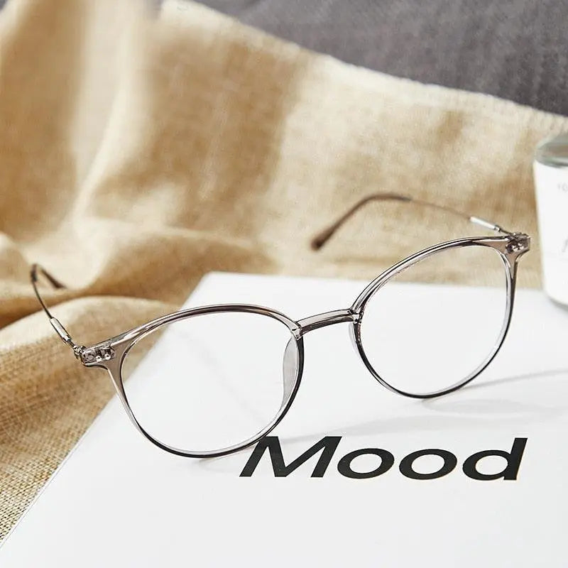 Unisex Round Full Rim Acetate Prescription Glasses — view 13 | Rx Spectacle