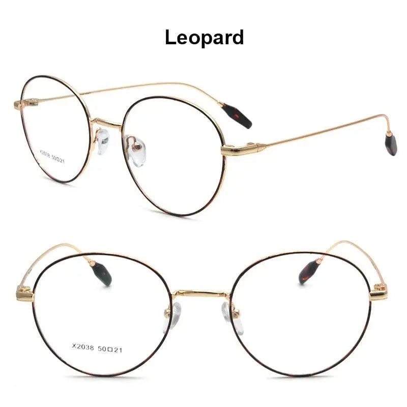 Unisex Full Rim Alloy Prescription Glasses X2038 — view 11 | Rx Spectacle