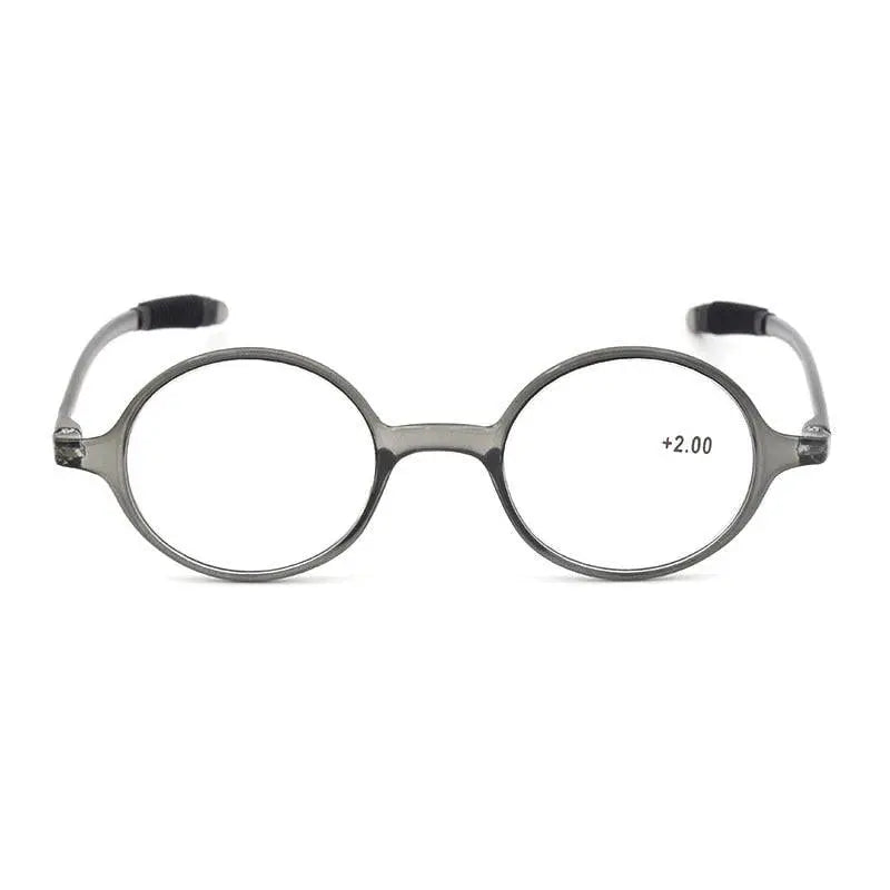 Unisex Round Full Rim TR90 Reading Glasses Lh236 — view 3 | Rx Spectacle