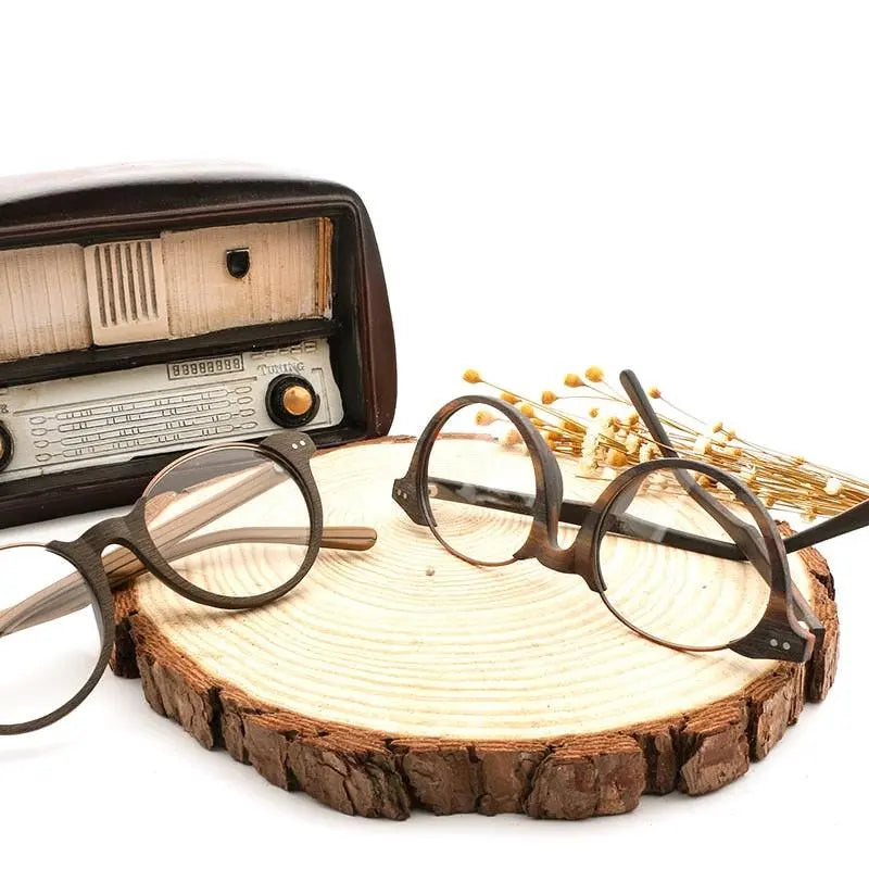 Unisex Square Full Rim Wood Prescription Glasses Ft5359 — view 3 | Rx Spectacle