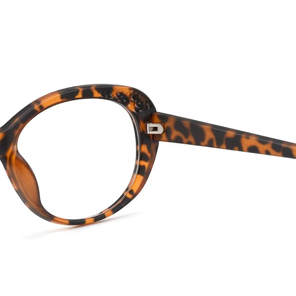 Women's Oval Full Rim TR90 Prescription Glasses H8040 — view 3 | Rx Spectacle