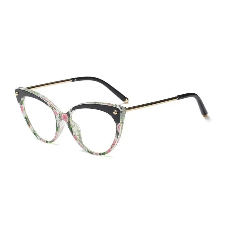 Women's Cat Eye Full Rim Acetate Prescription Glasses 93308 — view 8 | Rx Spectacle