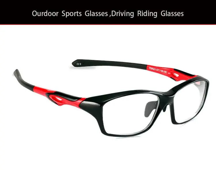 Men's Rectangular Full Rim TR90 Sports Glasses Tr8021 — view 13 | Rx Spectacle