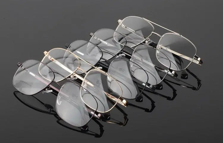 Unisex Round Full Rim Alloy Prescription Glasses 2256 — view 12 | Rx Spectacle