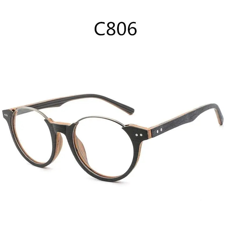 Unisex Square Full Rim Wood Prescription Glasses Ft5359 — view 11 | Rx Spectacle