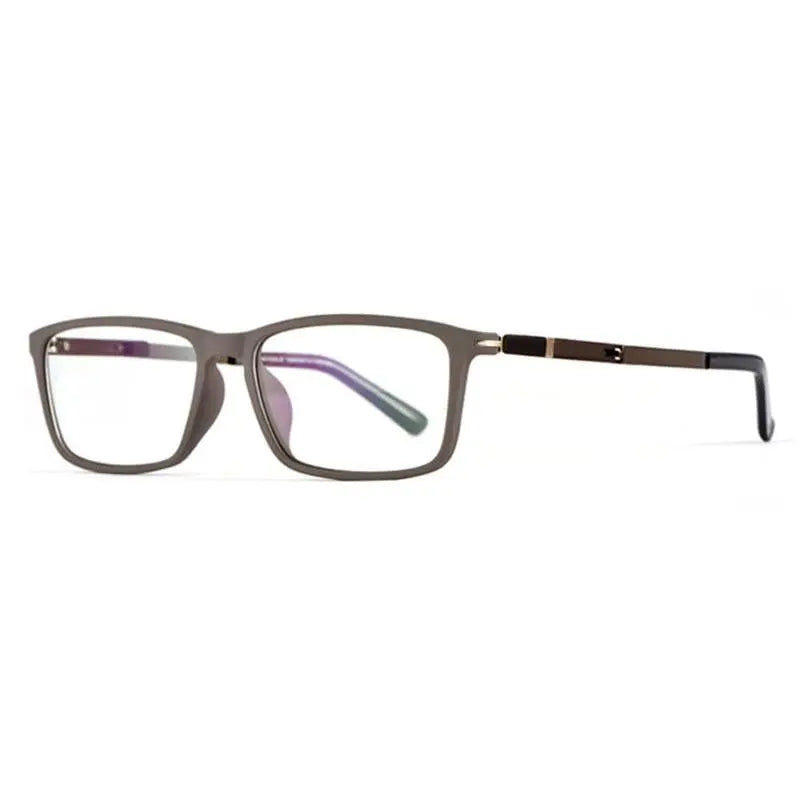 Unisex Square Full Rim TR90 Prescription Glasses D006 — view 10 | Rx Spectacle
