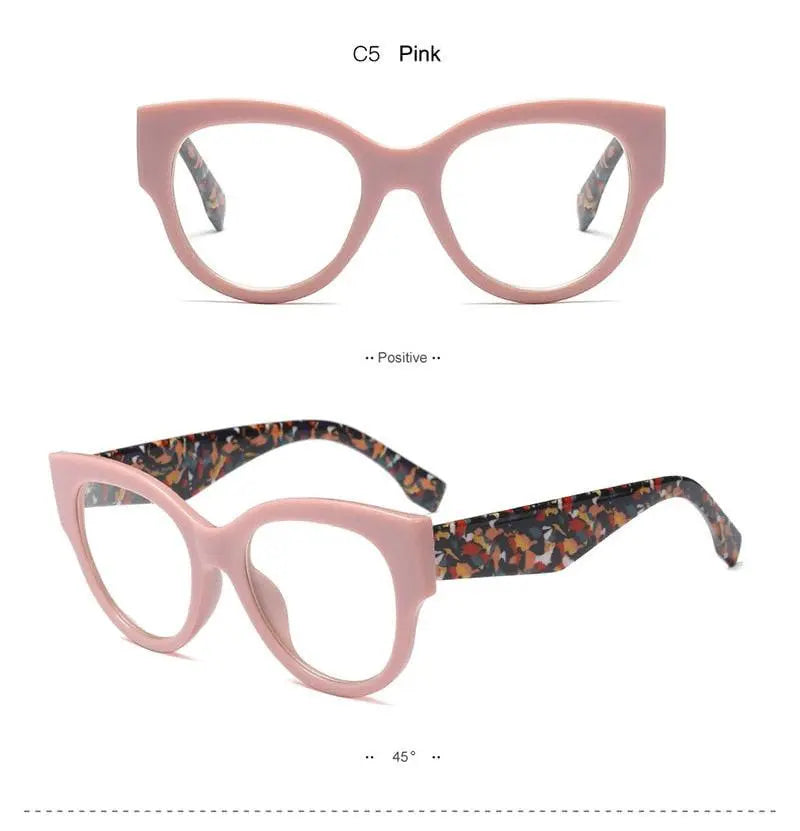 Women's Cat Eye Full Rim Acetate Prescription Glasses 92161 — view 17 | Rx Spectacle