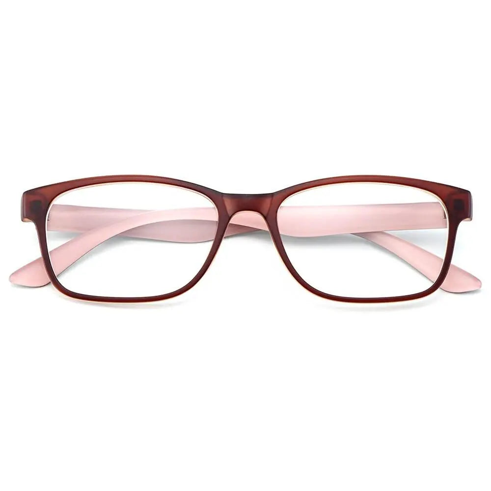 Women's Square Full Rim Plastic Prescription Glasses H8008 — view 7 | Rx Spectacle