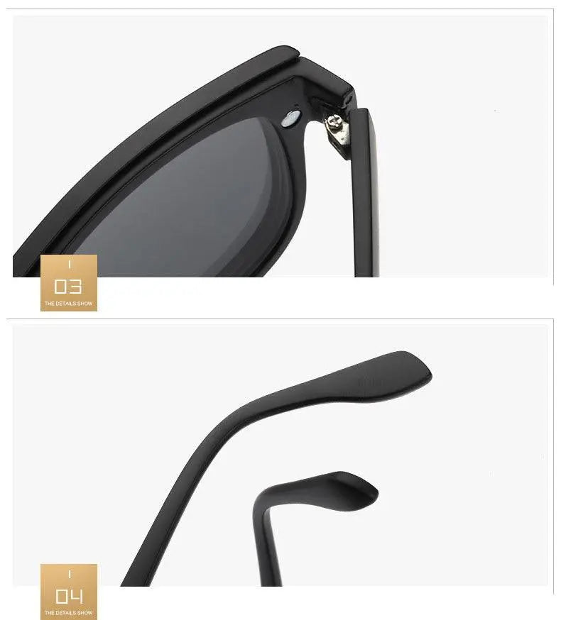 Unisex Square Full Rim Clip-On Prescription Glasses 2203 — view 17 | Rx Spectacle