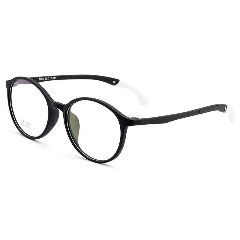 Unisex Round Full Rim TR90 Prescription Glasses M6065 — view 8 | Rx Spectacle