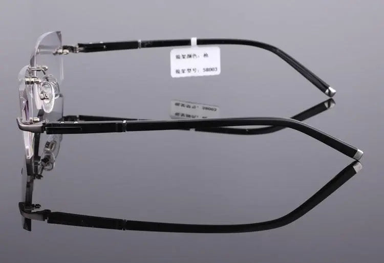 Rimless Titanium Prescription Glasses 58003 — view 15 | Rx Spectacle