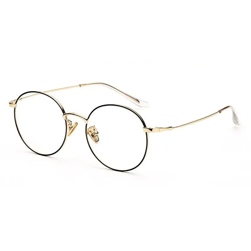 Unisex Round Full Rim Alloy Prescription Glasses 77507 — view 12 | Rx Spectacle