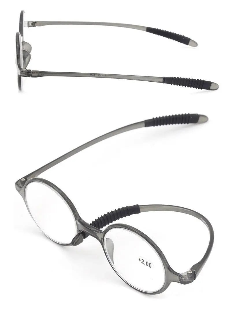 Unisex Round Full Rim TR90 Reading Glasses Lh236 — view 11 | Rx Spectacle