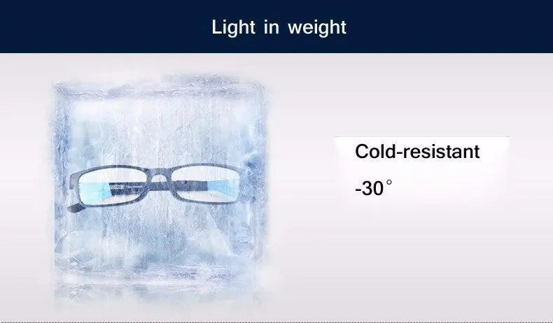 Unisex Square Full Rim Titanium Prescription Glasses 1302 — view 15 | Rx Spectacle