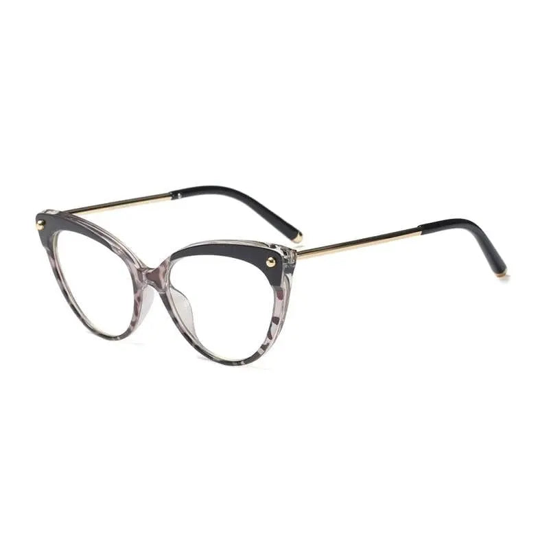Women's Cat Eye Full Rim Acetate Prescription Glasses 93308 — view 9 | Rx Spectacle