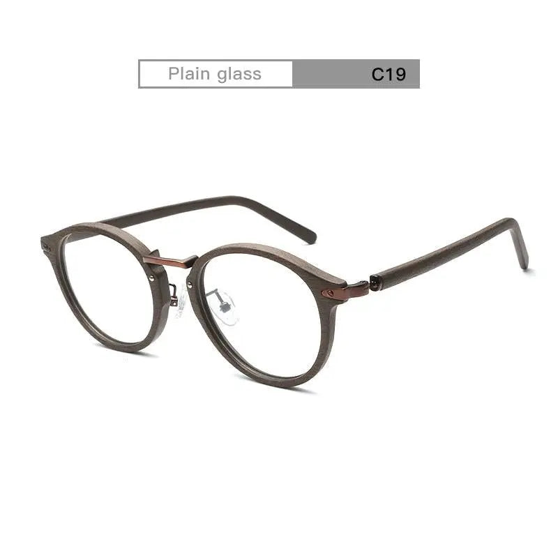 Unisex Round Full Rim Acetate Prescription Glasses Bc06 — view 11 | Rx Spectacle