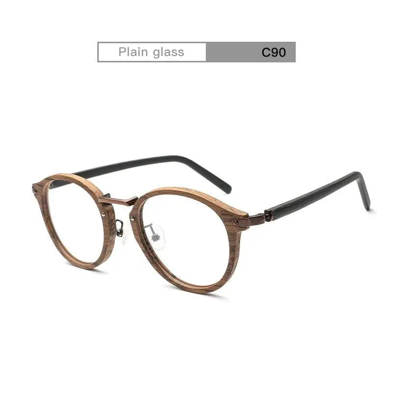 Unisex Round Full Rim Acetate Prescription Glasses Bc06 — view 6 | Rx Spectacle