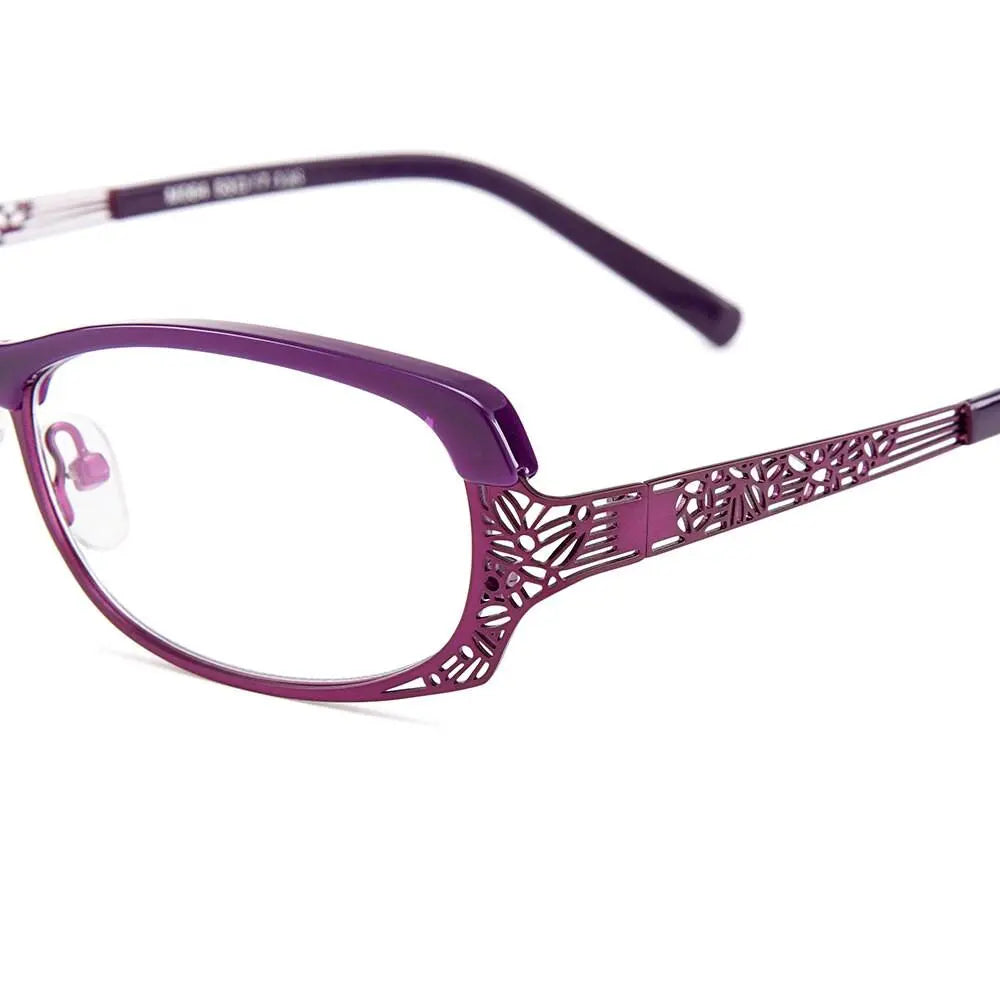 Women's Oval Full Rim TR90 Prescription Glasses M064 — view 2 | Rx Spectacle