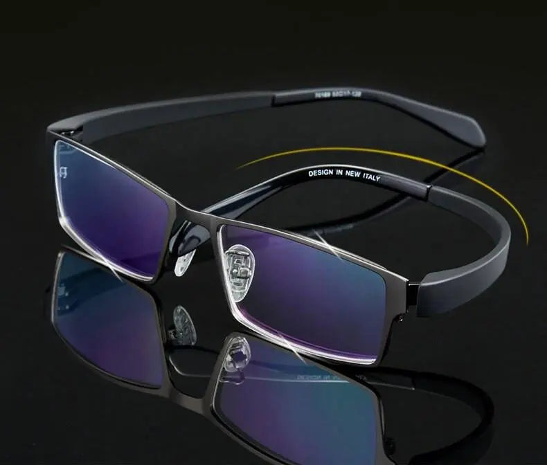 Men's Full Rim Alloy Prescription Glasses 1711 — view 15 | Rx Spectacle