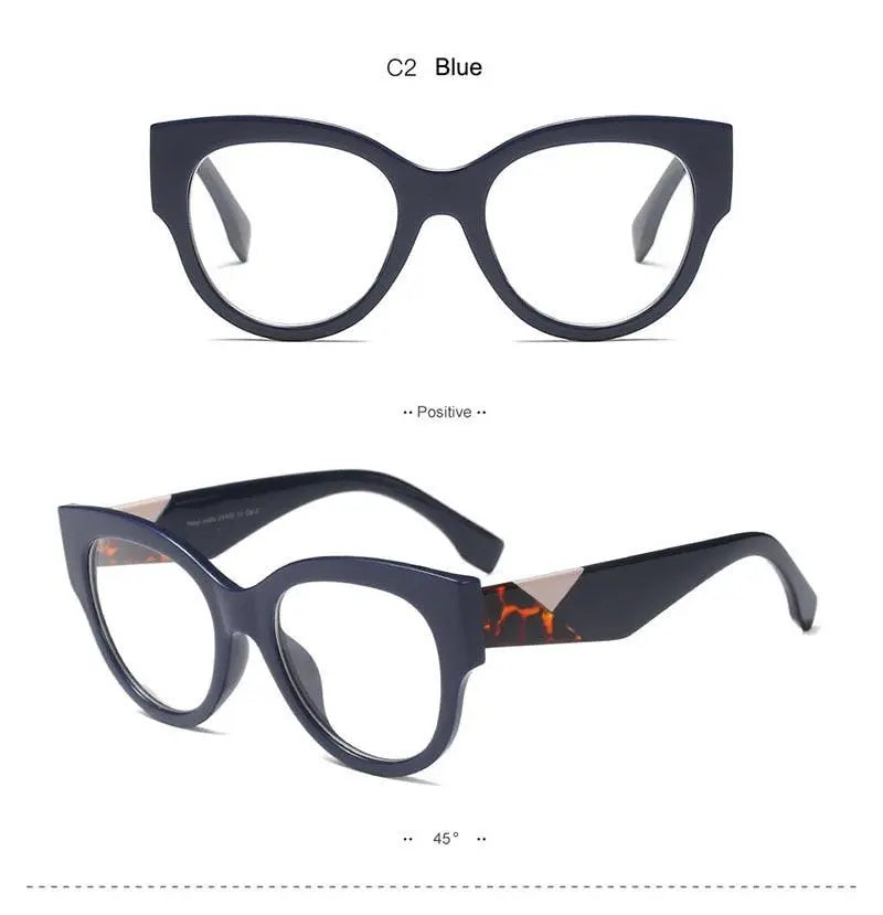 Women's Cat Eye Full Rim Acetate Prescription Glasses 92161 — view 18 | Rx Spectacle