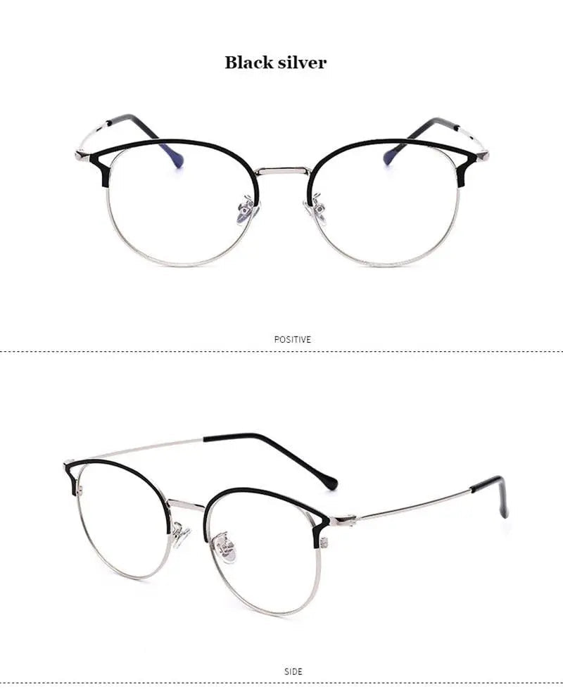 Cat Eye Full Rim Alloy Prescription Glasses 9029 — view 16 | Rx Spectacle