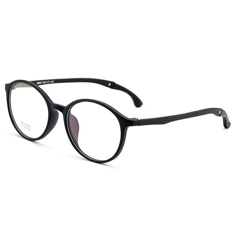 Unisex Round Full Rim TR90 Prescription Glasses M6065 — view 5 | Rx Spectacle
