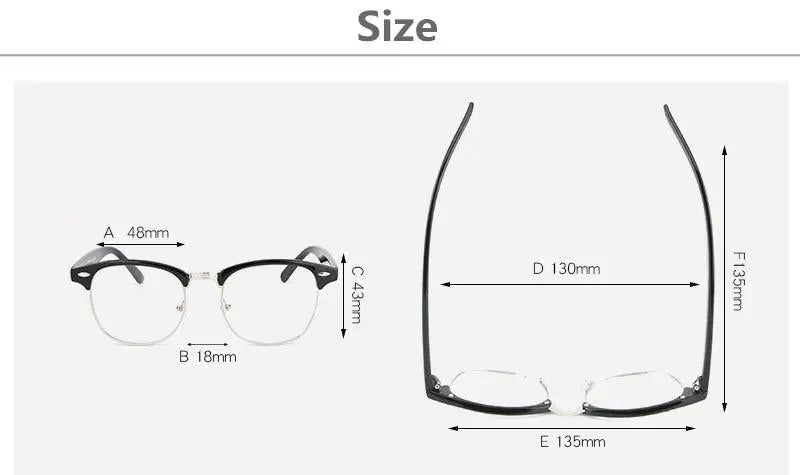 Unisex Round Full Rim Acetate Prescription Glasses L8056 — view 12 | Rx Spectacle