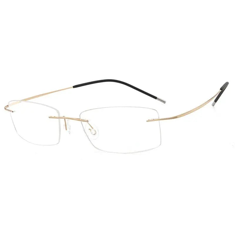 Unisex Rimless Titanium Prescription Glasses — view 12 | Rx Spectacle