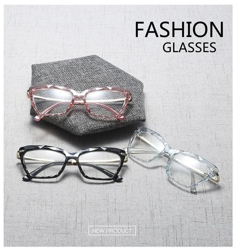 Women's Cat Eye Full Rim Acetate Prescription Glasses 97533 — view 11 | Rx Spectacle