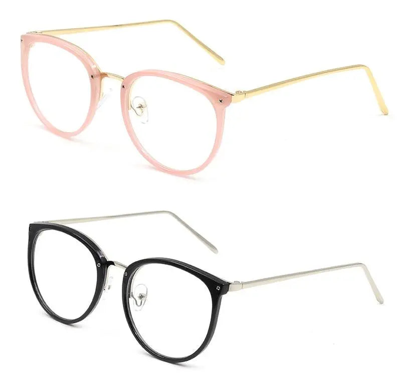 Women's Cat Eye Full Rim Alloy Prescription Glasses 5969 — view 15 | Rx Spectacle